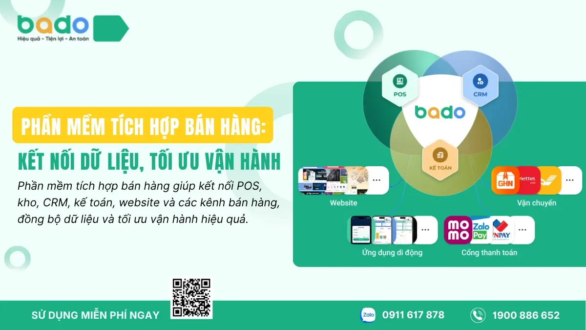 Phần Mềm Tích Hợp Bán Hàng Tối Ưu Vận Hành